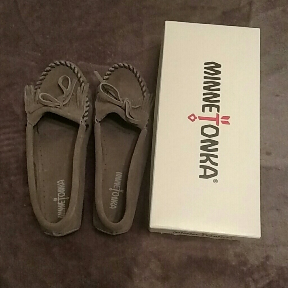 Worn once moccasins